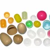 Прозрачная торговая машина Прозрачная цветовая удивление яйцо -пластик пустой капсула Toy3p5w