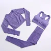 2st/3st Yoga Outfits Woman Seamless Yoga Suits Workout Set Fitenss Wear Running Leggings Training Clothoes Crop Top Sport Bh Sportwear Sports Apparel