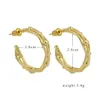 Kvinnors personlighet örhängen Ear Hoop Stud Luxury With Designer Charms Circle Gold Love Earring High Quality Return to Heart Christmas Gift Female Jewelry Accessory