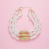 2020 июнь многослойный цепь бусин романтический кокер имитируем жемчужное ожерелье