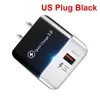 3A QC30 Mobile Phone 12W Fast Charging Charger 5V9V12 Fast American Standard Charging Head Travel Charging Wire Drawing9376523