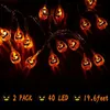 Strings 5m 30 LEDS Solar Pumpkin Light Waterproof Party Garland Halloween Decoration LED String LightsLED