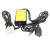 Diagnostiska verktyg Car-Styling Car USB Adapter MP3 Audio Interface AUX Data Cable Anslut Virtual CD-växlare för MAZDA INPUT AUDIO LINE