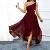 Seksowna slash szyja lrregularne sukienki letnie moda elegancka damskie sukienki imprezowe vintage cekiny patchwork swobodne luźne luźne vestido 220613