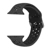 Slicone -riemen Sportbanden voor Apple Watch 7 6 SE 5 4 3 2 1 -riem voor Iwatch Siliconen Band Zacht ademende vervanging 40 41 44 45 mm