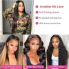 AngelBella Invisible HD 5X5 Transparent Swiss Lace Closure Wig Super Thin Film Undectable Human Hair Straight Natural Wigs259Z