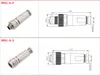 Другие аксессуары для освещения водонепроницаемая авиационная экранированная заглушка M9 2PIN 3PIN 4PIN 5PIN Самцовый Женский Сварка Автомобильный разъем 6 7 8 PIN -мини -мини -миниму
