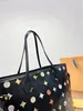 Top quality original totes embroidery Luxurys Designers Bags Totes pattern large casual shopping bag handbag tote purse wallet Cross body flower