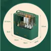 Caixas de armazenamento BINS COSMETIC Organizer Box Desktop gaveta Jóias de plástico banheiro à prova d'água Caso de maquiagem de beleza de Natal