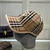 Ball Caps Designer Hats Mesh Letter Embroidery Plaid Cap for Man and Women VAX2