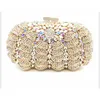 Evening Bags Luxury Handbags Women Designer Crystal Bag Wedding Party Bridal Gold Chain Shoulder Crossbody BagsEvening