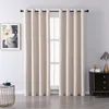 BILEEHOME Modern Blackout Curtains For Living Room Bedroom Window Treatments Solid Color Blinds Drapes Kids Room Curtain Custom 220511