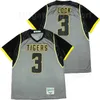 Chen37 Men High School Football 3 Drew Lock Missouri Tigers Jersey Breattable Red Team Color Pure Cotton Stitched and Sewn On Sport Utmärkt