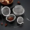 Sıcak Paslanmaz Çelik Çay Pot Infuser Küre Örgü Çay Süzgeç Top