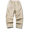 Aolamegs Męskie spodnie boczne patchworka swobodne spodnie dresowe harajuku ładunek prosty jogging mężczyzna High Street Streetwear para 220622