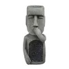 No See/Hear/Speak Evil Garden Easter Island Statue Flower Pot with LED Light Sculpture Planter Outdoor Decoration H220423