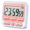 Temporizador de cocina digital Reloj de 24 horas Función de memoria de alarma para niños Profesores de cocina Pantalla LCD grande XBJK2205