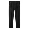 Pantalons pour hommes Corduroy Casual Business Mode Solide Droite Pantalon de coupe régulière Mâle Noir Kakhi Gris Hommes VêtementsMen's Drak22