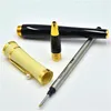 مجموعة خاصة إصدار Greta Garbo Black Resin Rollerball Pen Pen Pen Fountain Arting Office Office Schools With With Pearl Cap