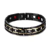 Chaîne à maillons aimants Bracelet en acier au titane Bracelet en métal de charme accessoires personnalisés pour hommes NOV99 Inte22