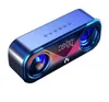 MC-H9 Bluetooth Hoparlör Kablosuz Bas Stereo LED Ekran Çalar Saat Ev Cep Telefonu Mini Ses Subwoofer 3000mAh Akıllı Ses Çift Hoparlörler