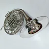 Nickel plated 4-key Double French Horn