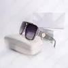 Gafas de sol de moda para hombre Mujer Diseñador Verano Gafas de sol polarizadas Clásico Retro Rectángulo Marco Adumbral 7 colores Opcional