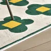 Simplicité nordique damier salon tapis table basse couverture chambre tapis de sol enfant tapis doux, décor de chambre mignon, tapis