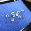 Diamants en vrac 7.5mm IJ couleur 1.5ct Carat parfait coupe ronde Moissanite pierre personnalisable mariage bague en diamant pour les femmes en vrac
