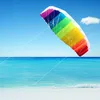 خط مزدوج Parafoil Kite Flying Tools Line Power Braid Sailing Kitesurf Rainbow Outdoor Toys Sports Beach Weifang 220621