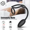 2 I 1 Penis Ring Anal Plug Vibrators For Men Prostate Massager Male Masturbator Women Butt Dilator Wireless Sexy Toys Couples