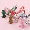 Mode Stereo Leuke Dinosaurus Sleutelhanger Sleutelhanger Panda Koala Fox Multiple Animal Sleutelhanger Cartoon Mobiele Telefoon Tas Fun Hanger