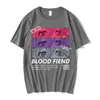 Mens T-shirts Anime Chainsaw Man Power Blood t Shirts Men Women Oversized Short Sleeve T-shirt Streetwear