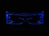 Glowing Light Up Lunettes Clignotant Party Favor Punk Led Lunettes Lumineuses 7 Couleurs Changeantes pour Club Dance Halloween Cosplay Bar Club Carnaval