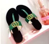 Ladies chinelos de flags de praia sandálias de verão sapatos planos 2022 Sapatos de caminhada de luxo chinelos de letra