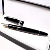 Limited Edition 149 Piston Fountain Pen Black Resin и Classic 4810 Gold-Plating Nib Business Office Написание чернил ручки с серийным номером Высокое качество