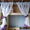 Perde Drapes Home Deco El Malzemeleri Bahçe Romantik Tatlı Dantel Ekranlar Yarım Kahve Mutfak Toz geçirmez Perde Balkon Tuvalet Ücreti C