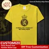 Pays-bas armée hauts t-shirt maillot personnalisé Fans nom numéro t-shirt haute rue mode Hip Hop t-shirt style décontracté en vrac 220609