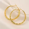 18k gold Filled Huggie Hoop Earrings Stud Piercing Hinged Clicker Ear Lip Nose Septum Surgical Steel Clip Punk306B