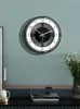 ساعات الحائط 29 سم غرفة المعيشة الإبداعية الدائرية على مدار الساعة المنزل البسيط Nordic Mute Vintage Watches DecorationWall