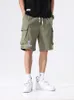 Sommarlast shorts män multi-fockets hip hop streetwear baggy joggare shorts manlig casual strand shorts plus storlek 8xl 220507