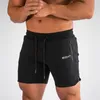 Zip Pocket Men Shorts Fitness Gym Shorts Summer Running Short Pants Man Jogger Workout Beach Brand Sports 220714