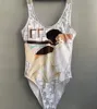 Designer kvinnors badkläder designers kvinnor baddräkt sexig bikinis set textil regnbåge brev tryck damer badkläder sommar simning kostym q6h8