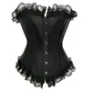 Bustiers Corsets Lace Corset Top RenaissanceセクシーなコスプレランジェリーアンダーバストビスチャーウエストCincher中世の衣装バーレスク衣装バスト