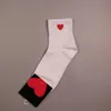 Diseñador de moda para hombre calcetines para mujer medias lindo cómodo patrón de corazón M8EB