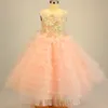 2022 schöne lavendar blume mädchen kleider 3d blumen mädchen pageant kleider für kinder hochzeit tutu baby mädchen kleider erster heiliges kommunion kleid