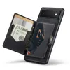 Antichoc en cuir PU porte-cartes fentes support portefeuille étuis pour Google Pixel 7 Pro 8 7A 6A 6 5A 5G Flip crédit sac poche couverture