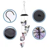 Decoratieve objecten Figurines Solar Wind Chime Lamp Powered Garden Bell Light Decoratie