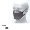 使い捨てKN95マスク保護モランディカラーパッケージ4層魚口形状ヤナギ葉の形状3D 3次元