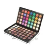 La palette de fards à paupières 80 couleurs professionnel 2 couches couleur maquillage pan perle lumière terre couleur fard à paupières mat